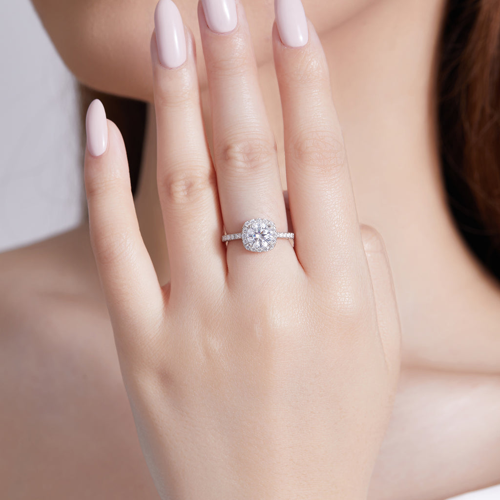Timeless Halo Shine Ring