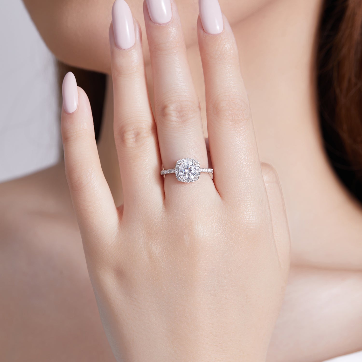 Timeless Halo Shine Ring