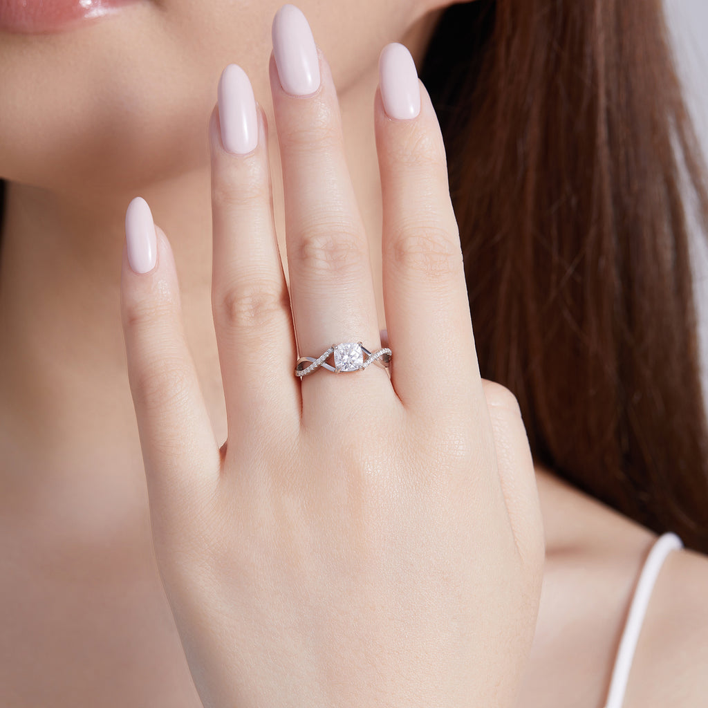 Twisted Princess Sparkle Ring