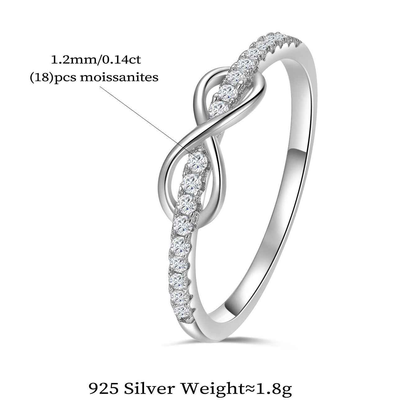Eternity Twist Ring