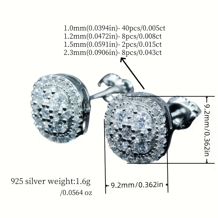 Vintage Sparkle Cluster Studs