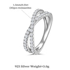 Crisscross Sparkle Ring