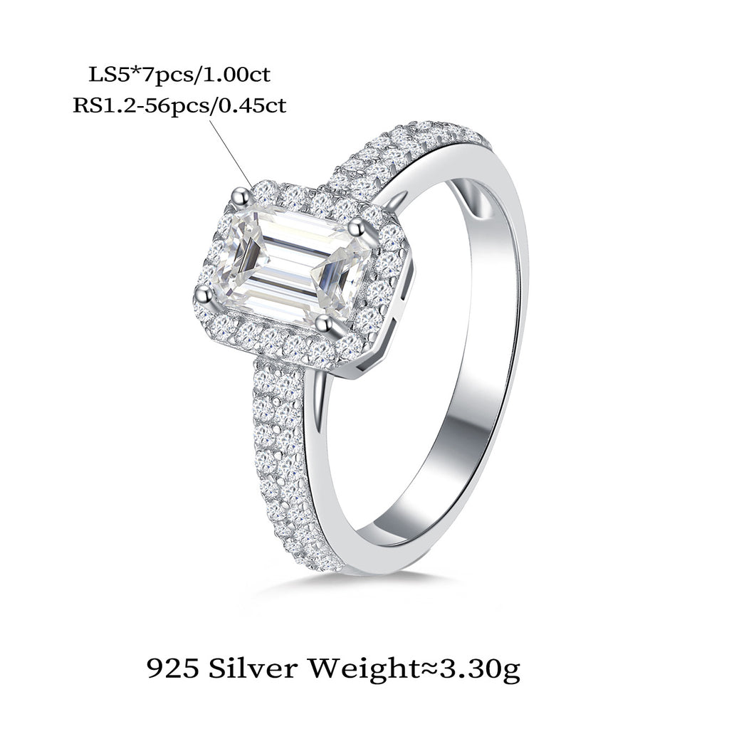 Geometric Halo Spark Ring