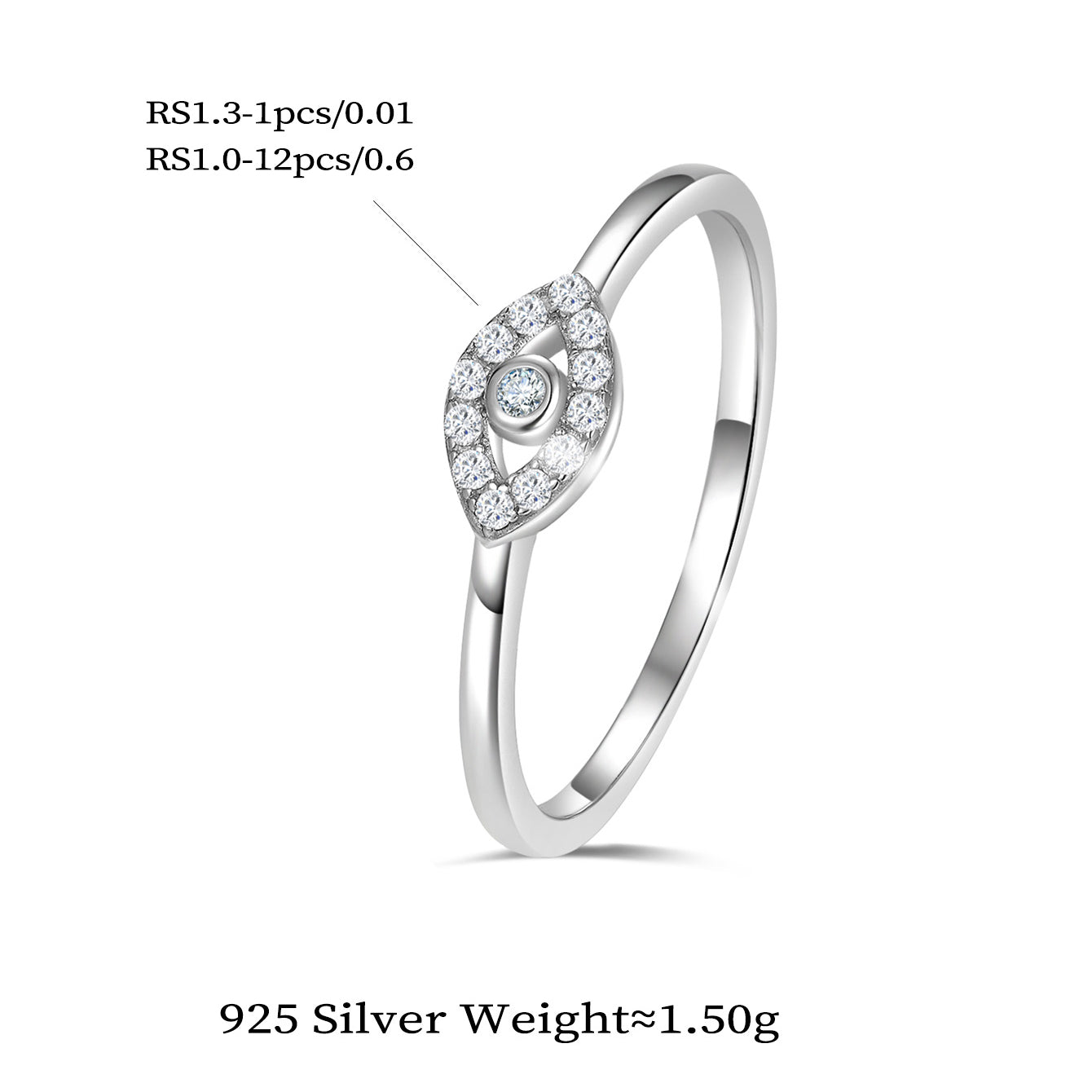 Glimmer Eye Ring