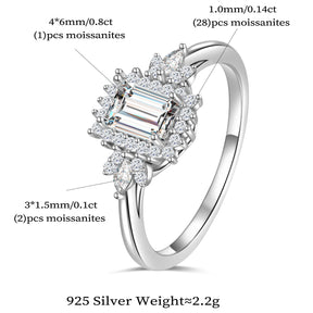 Elegant Cluster Ring