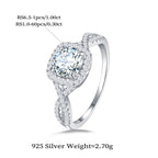 Vintage Halo Twist Ring