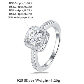 Cushion Halo Luxe Ring