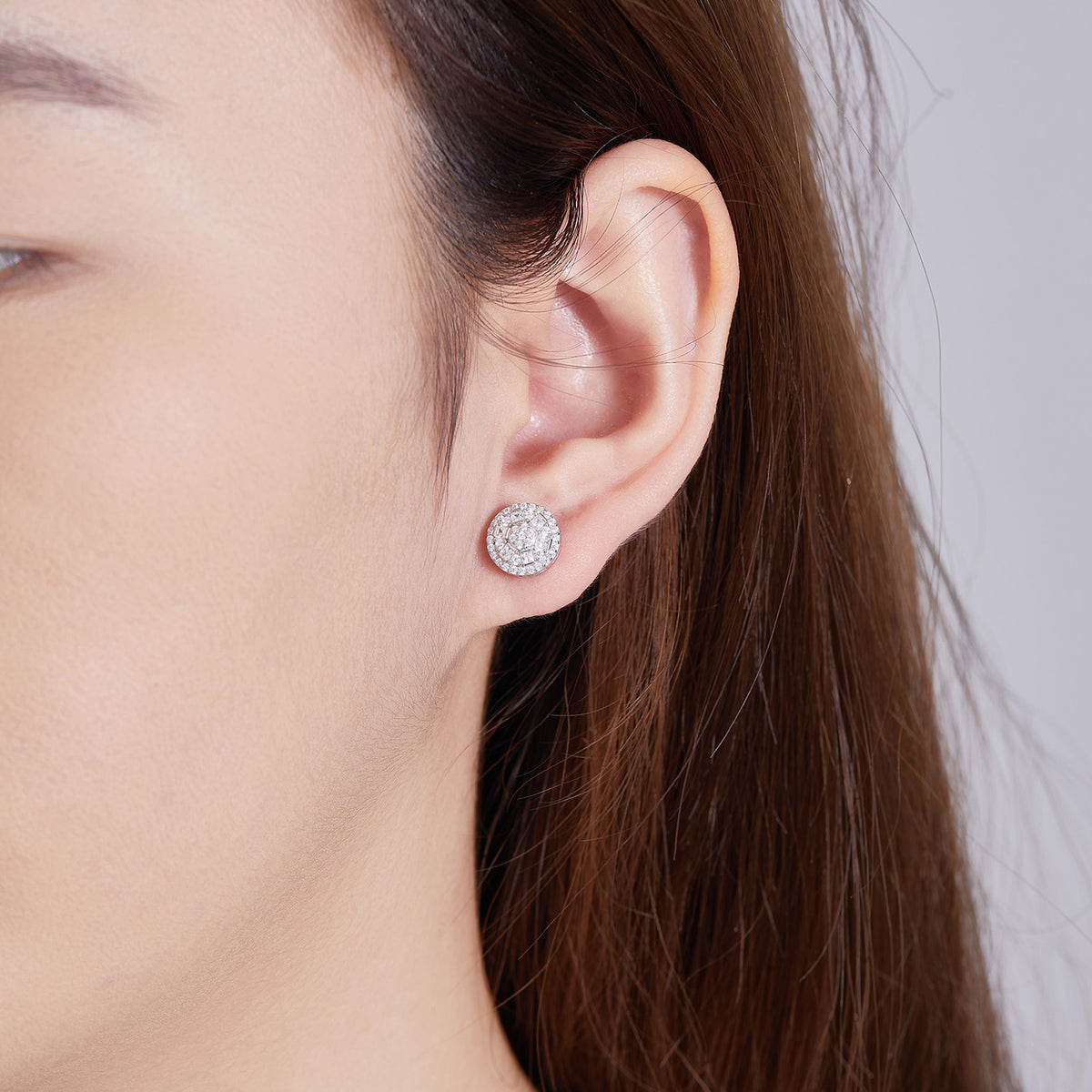 Vintage Sparkle Round Studs