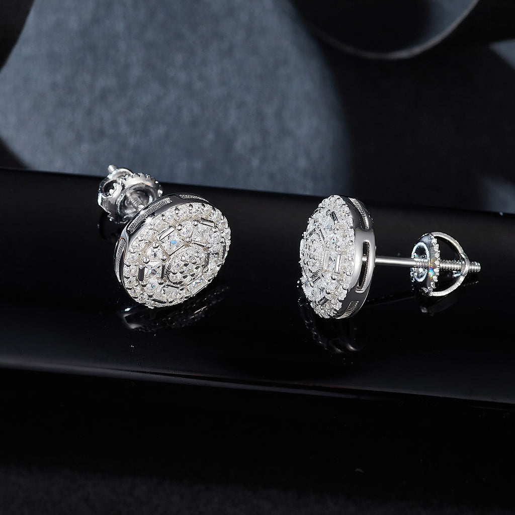 Vintage Sparkle Round Studs