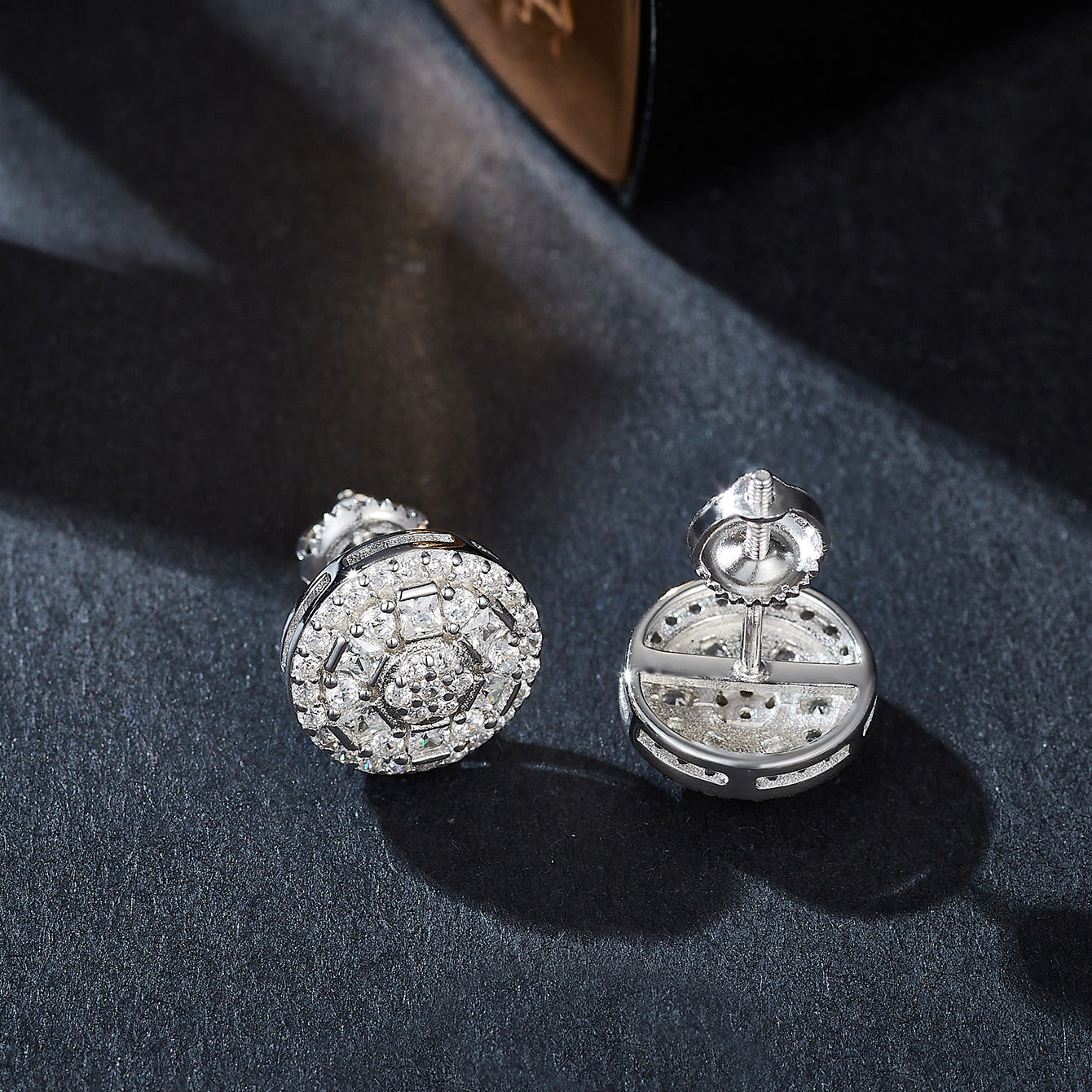 Vintage Sparkle Round Studs