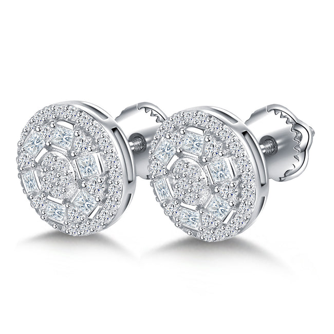 Vintage Sparkle Round Studs Hover Image