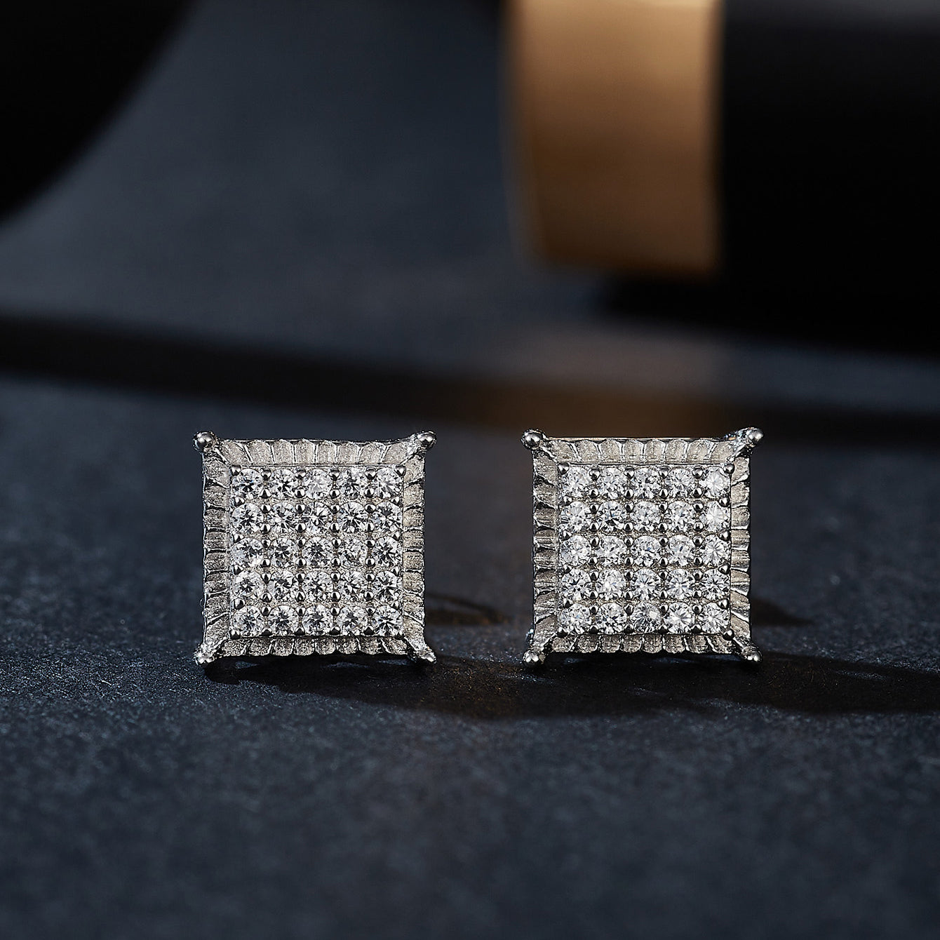 Square Architect Sparkle Studs