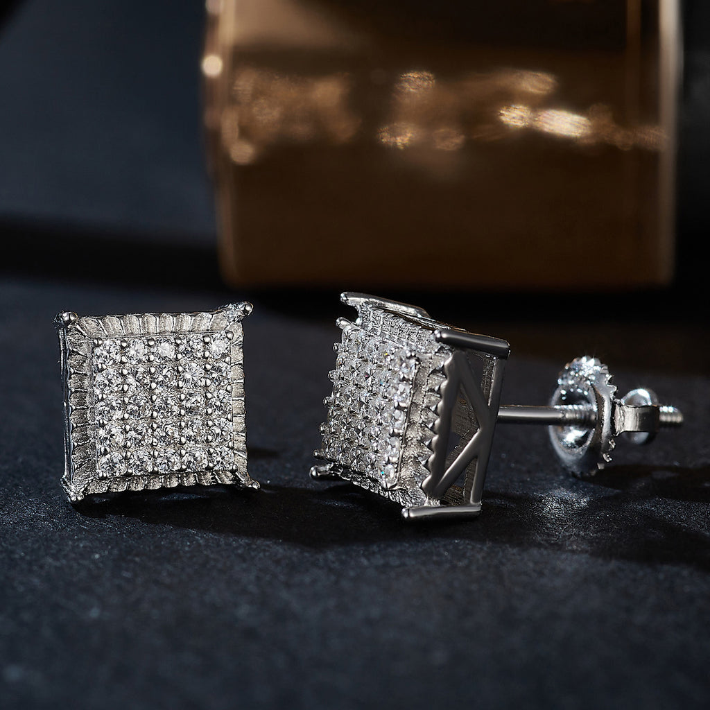 Square Architect Sparkle Studs