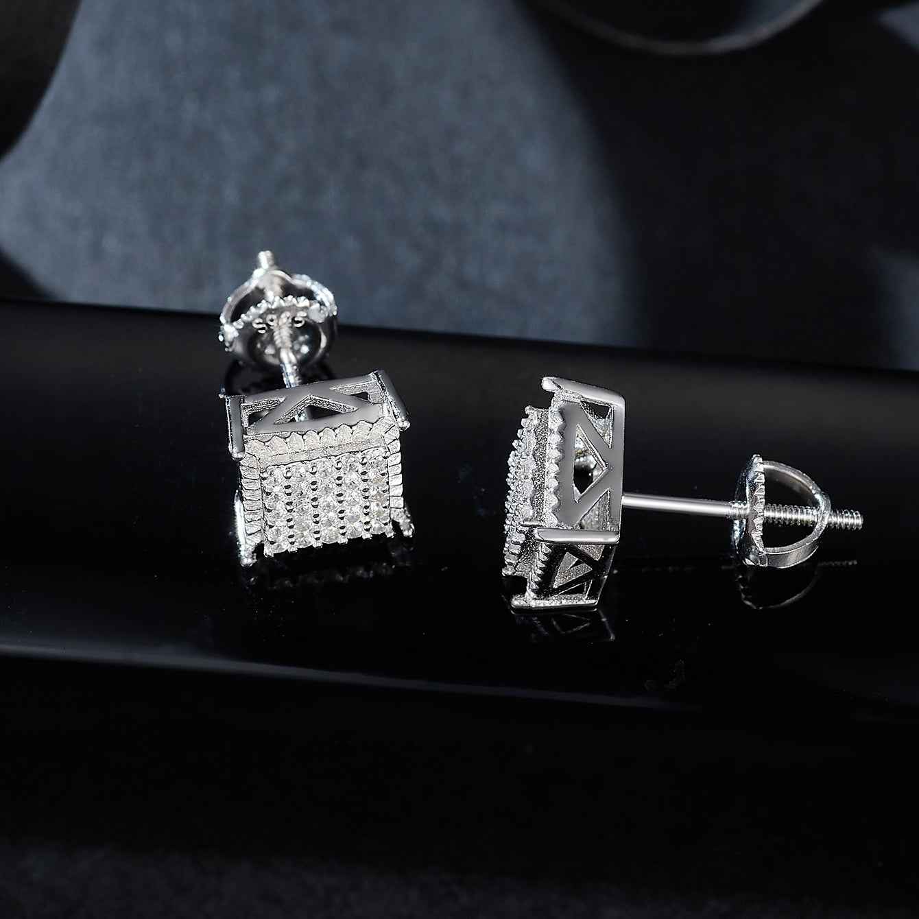 Square Architect Sparkle Studs