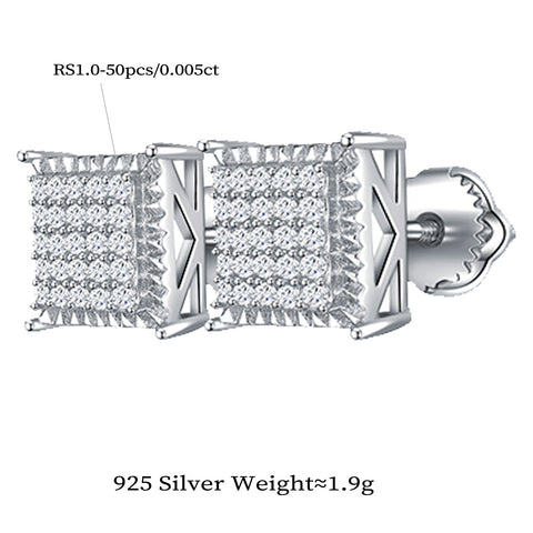 Square Architect Sparkle Studs