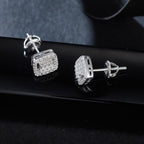 Mod Square Sparkle Studs