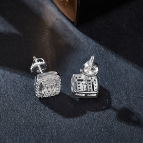 Mod Square Sparkle Studs