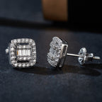 Mod Square Sparkle Studs