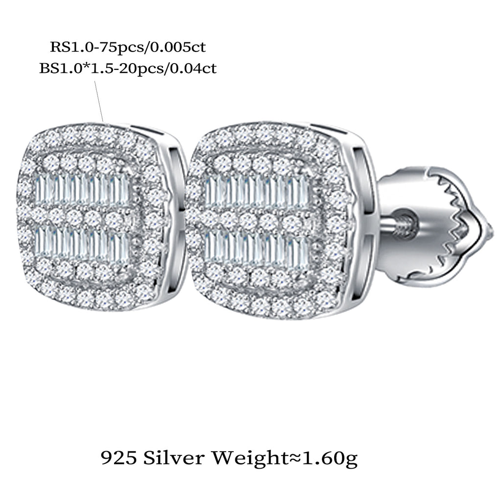 Geo - Spark Square Studs