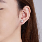 Heart Bloom Sparkle Studs