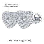 Heart Bloom Sparkle Studs