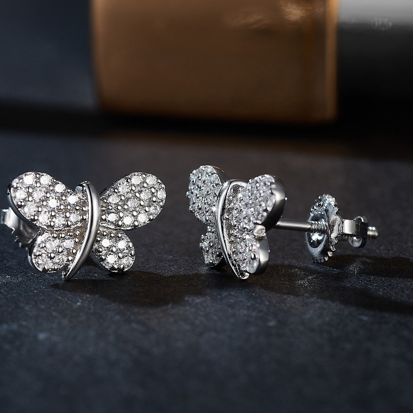 SparkleWing Butterfly Studs