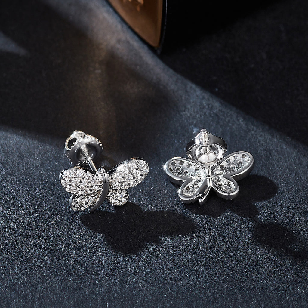SparkleWing Butterfly Studs