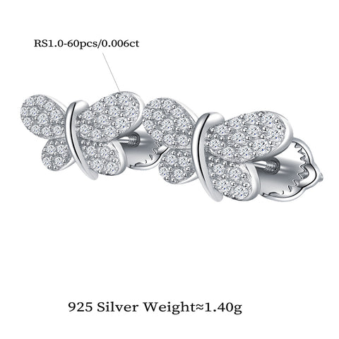 SparkleWing Butterfly Studs