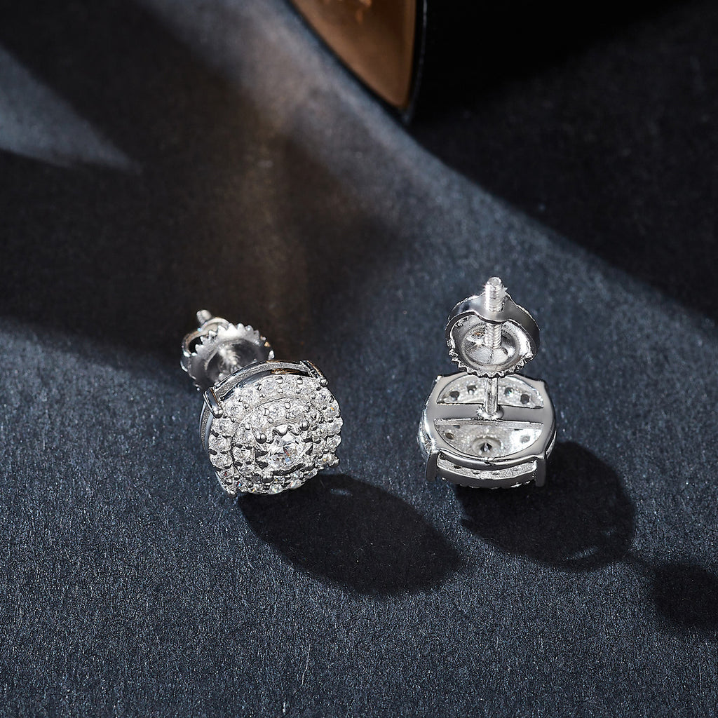 Vintage Halo Sparkle Studs