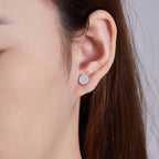 Eternal Circle Sparkle Studs