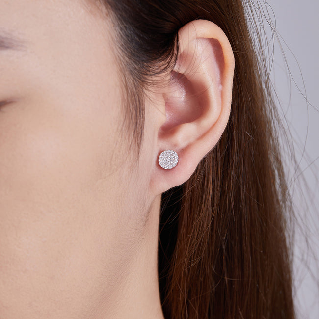 Eternal Circle Sparkle Studs Main Image