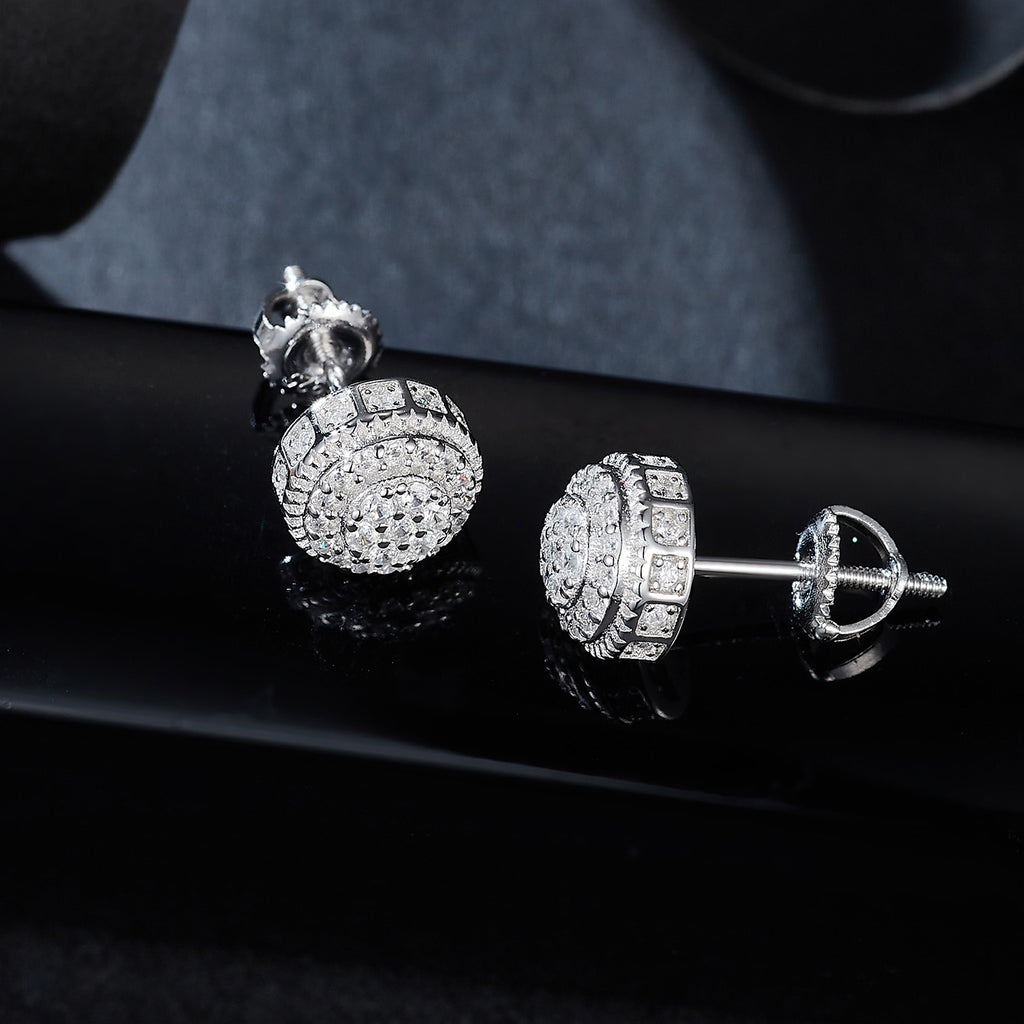 Eternal Circle Sparkle Studs
