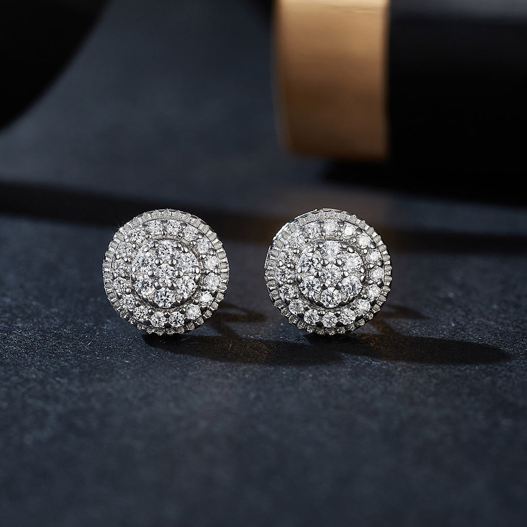 Eternal Circle Sparkle Studs