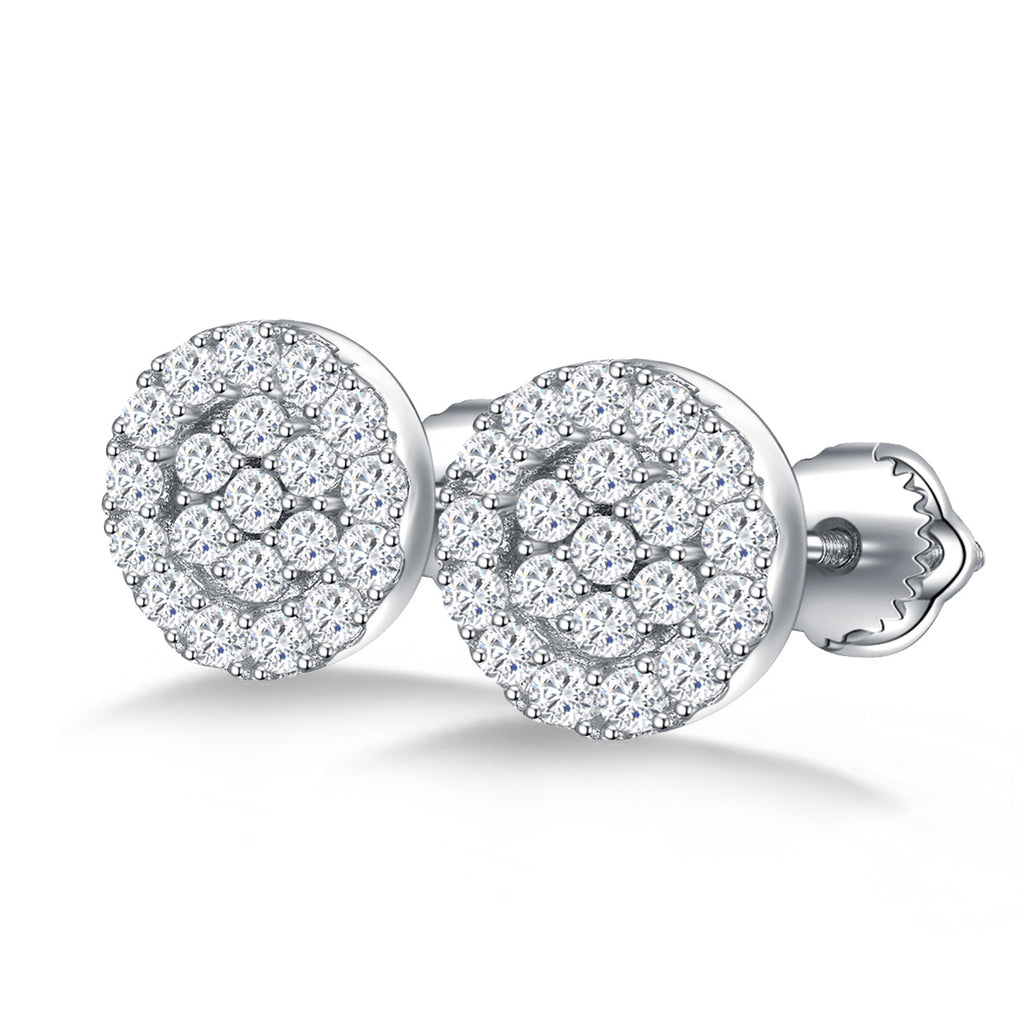 Eternal Circle Sparkle Studs