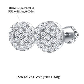 Eternal Circle Sparkle Studs
