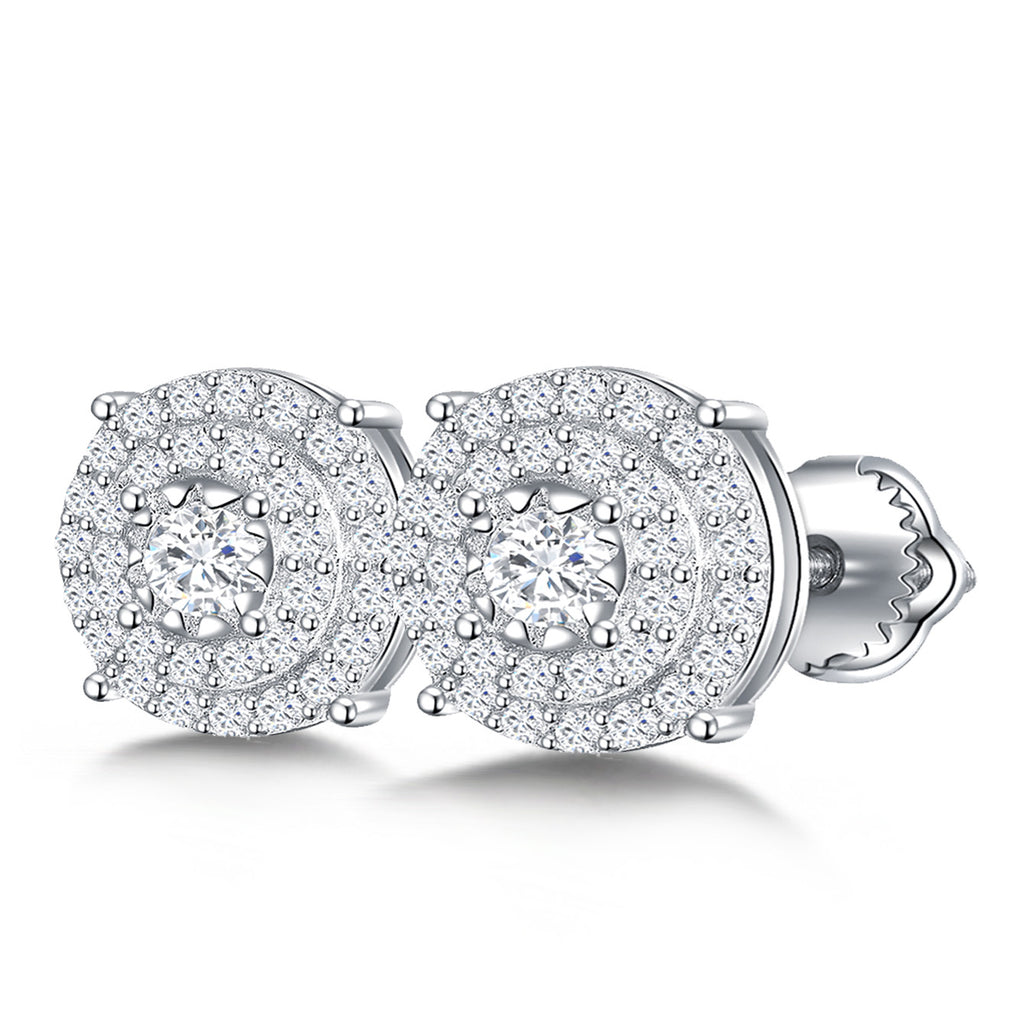 Vintage Halo Sparkle Studs