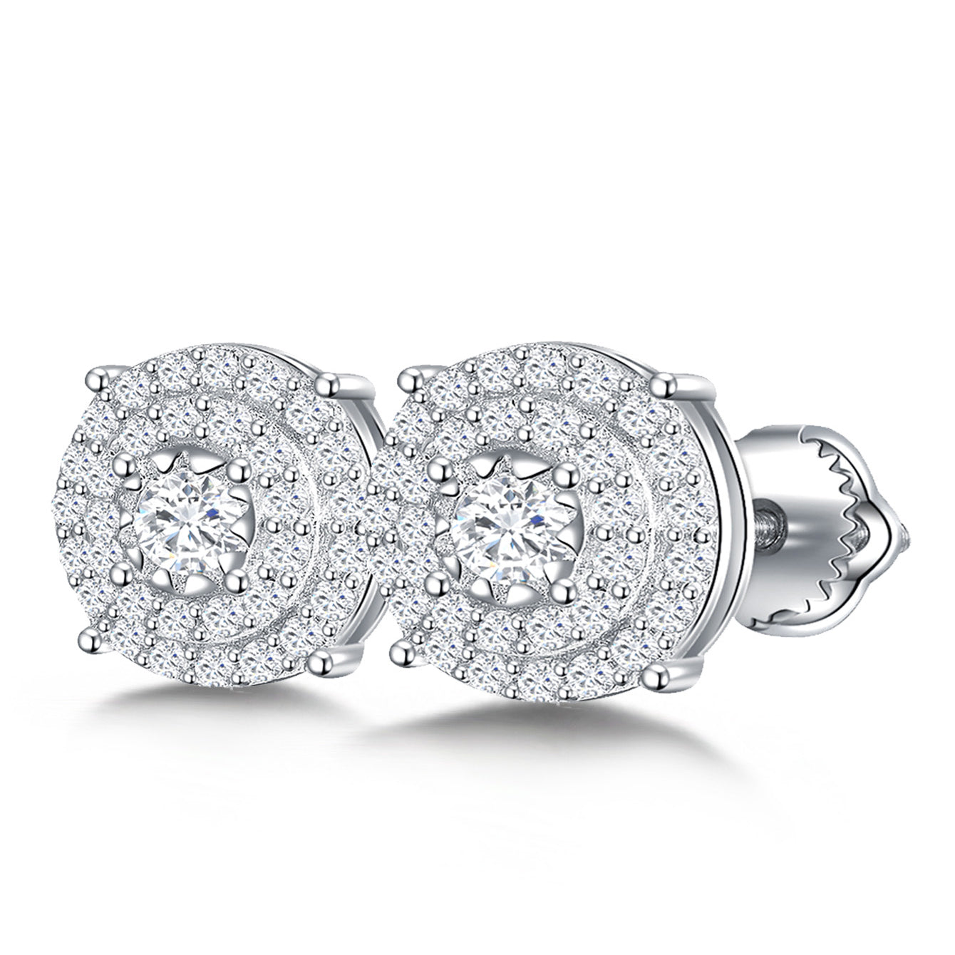 Vintage Halo Sparkle Studs