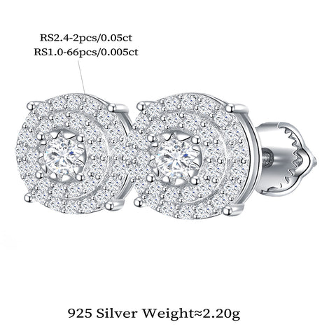 Vintage Halo Sparkle Studs