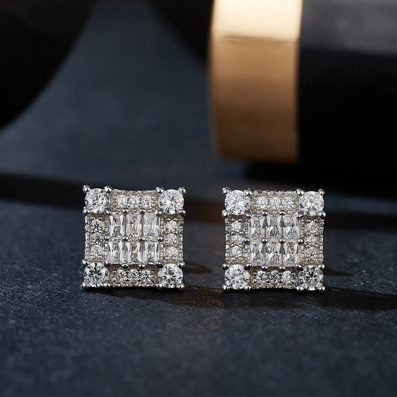 Geometric Luxe Studs