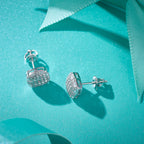 Luxe Square Sparkle Studs