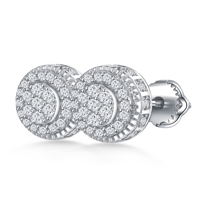 Opulent Halo Studs Hover Image