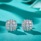Crystal Cluster Round Studs