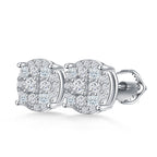 Crystal Cluster Round Studs