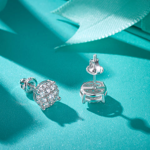 Crystal Cluster Round Studs