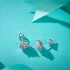 Crystal Cluster Round Studs