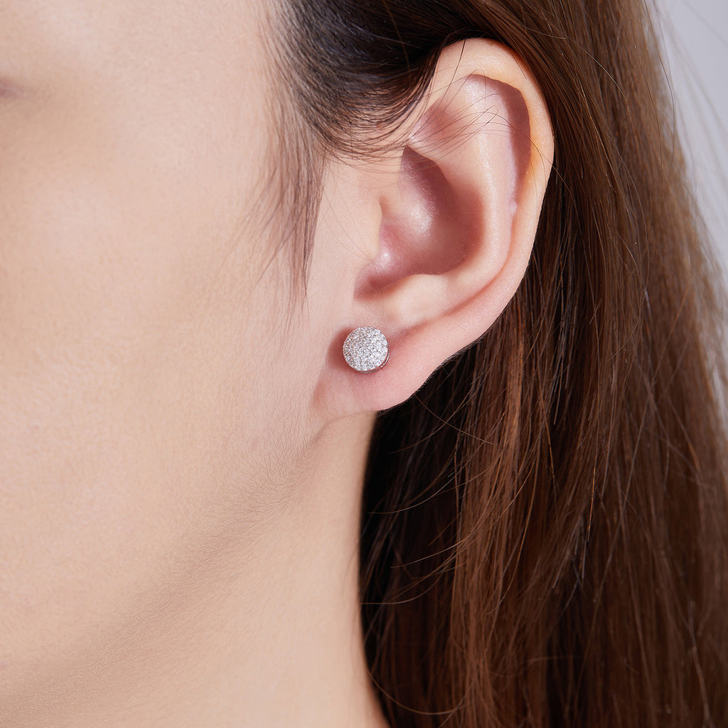 Luxe Dot Sparkle Studs