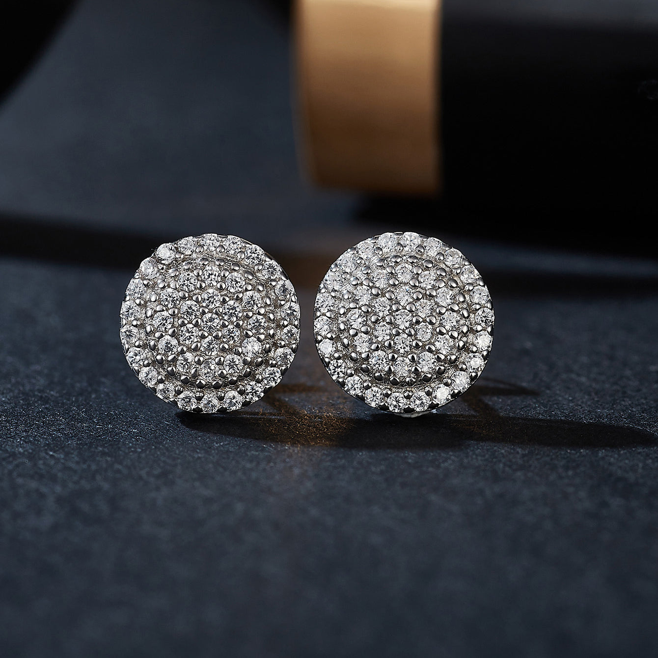 Luxe Dot Sparkle Studs