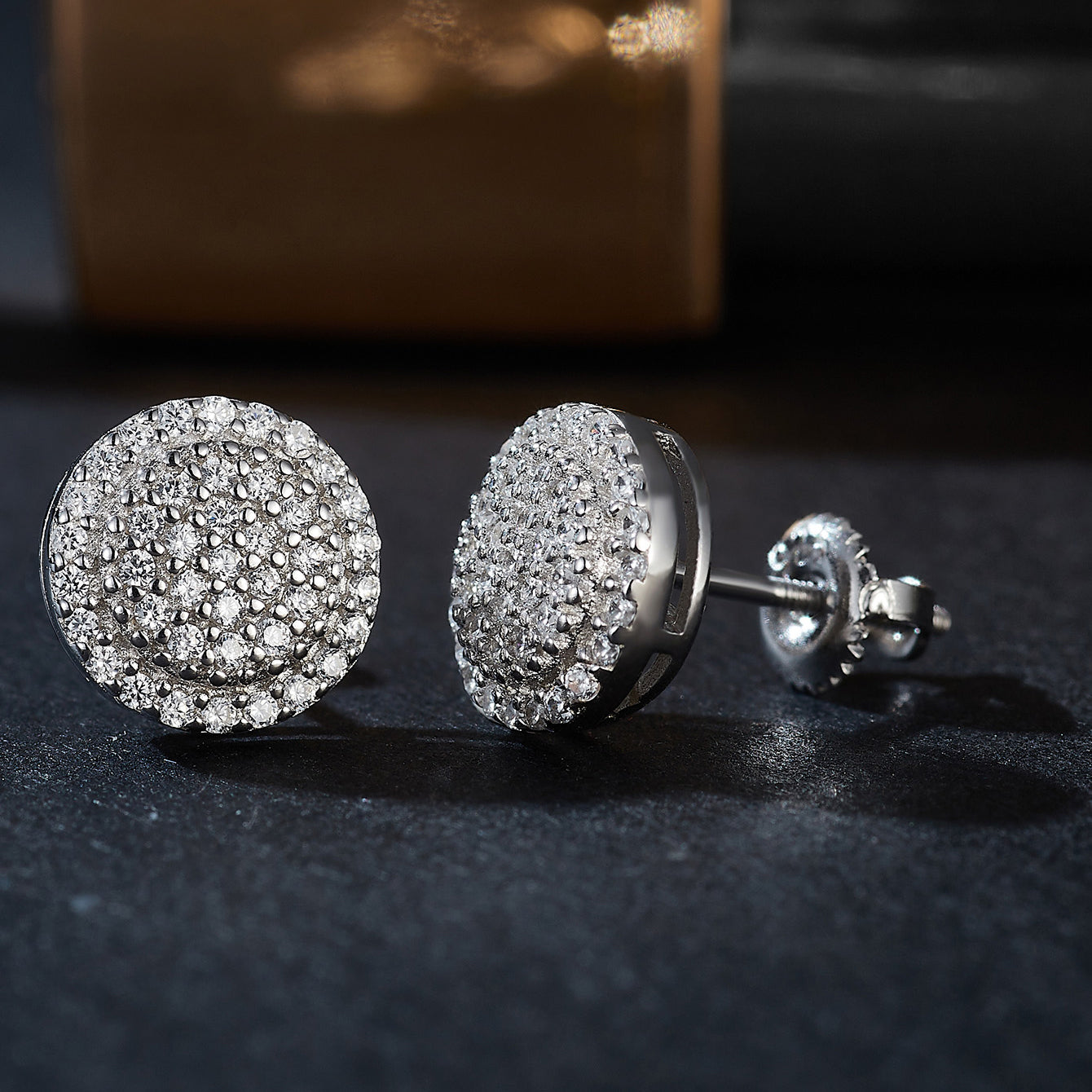 Luxe Dot Sparkle Studs