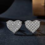 Sparkle Heart Studs