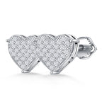 Sparkle Heart Studs